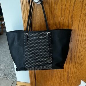 Michael Kors, silver studded book back